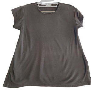 Allison Taylor Womens T-Shirt Blue Size 34 Pullover Short Sleeve